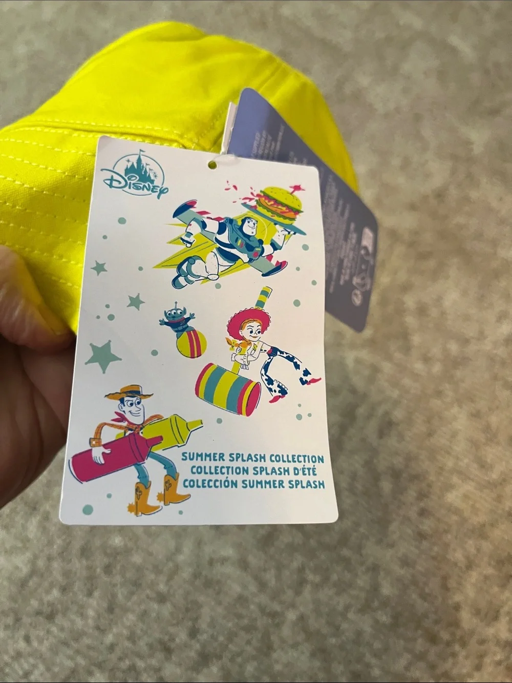 Disney Yellow 'Chillin' Grillin' Reversible Bucket Hat